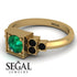 Square Emerald Engagement Ring - Samara No. 34