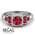 Square Ruby Engagement Ring - Samara No. 57