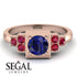 Square Sapphire Engagement Ring - Samara No. 59