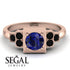 Square Sapphire Engagement Ring - Samara No. 44