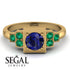 Square Sapphire Engagement Ring - Samara No. 28