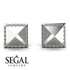 Square Diamond Earrings - Elora No. 3