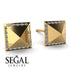 Square Diamond Earrings - Elora No. 1