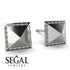 Square Diamond Earrings - Elora No. 3