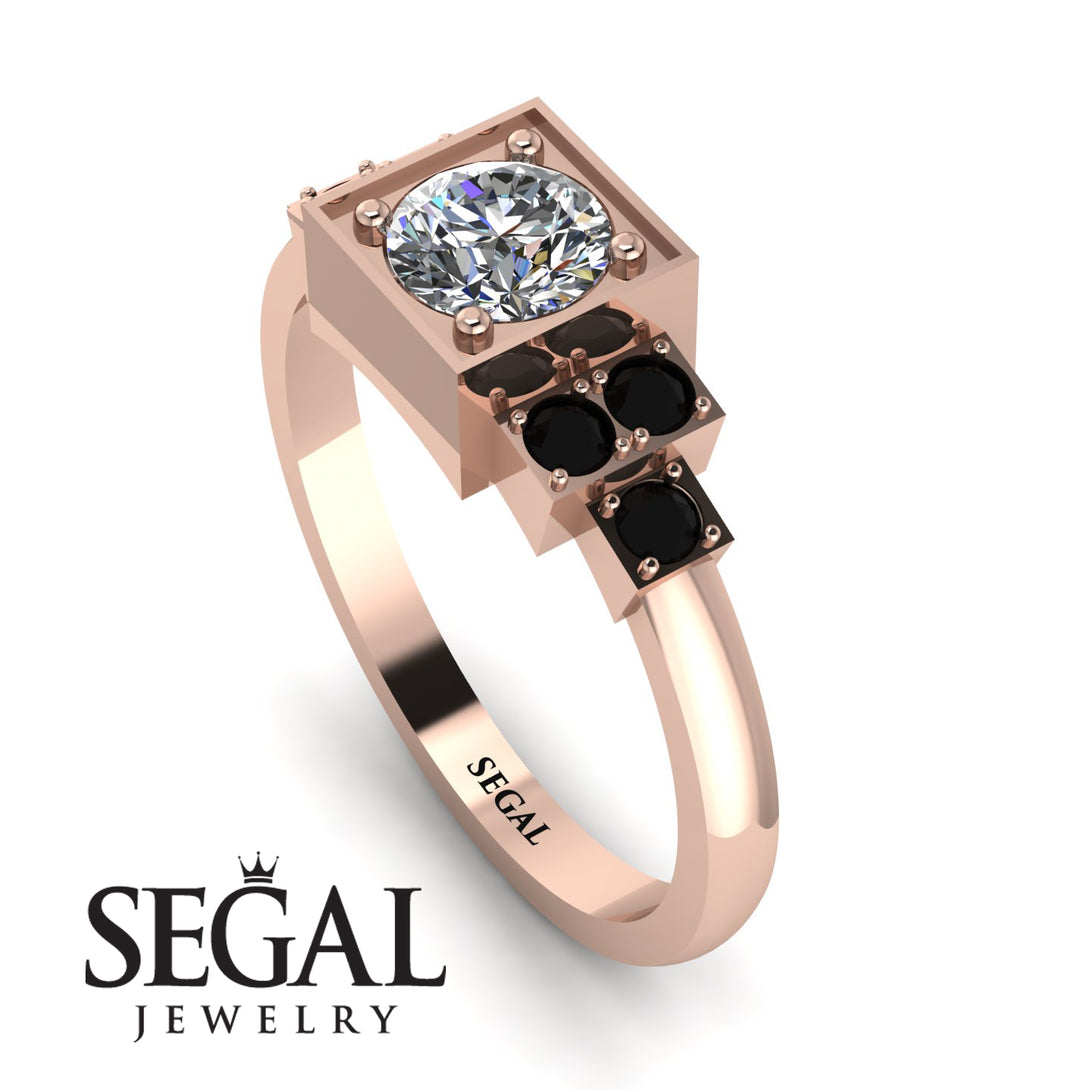 Square Diamond Engagement Ring - Samara No. 32