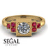 Square Diamond Engagement Ring - Samara No. 46