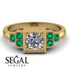 Square Diamond Engagement Ring - Samara No. 16
