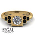 Square Diamond Engagement Ring - Samara No. 31