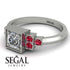 Square Diamond Engagement Ring - Samara No. 48