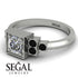 Square Diamond Engagement Ring - Samara No. 33