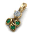 Leaves All Around Ruby Pendant- Sydney no. 10 image 1