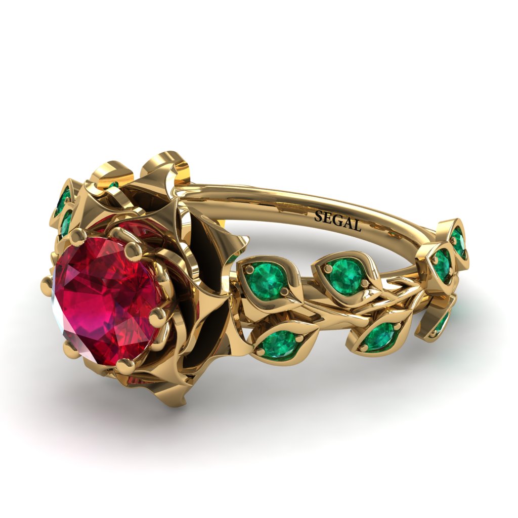 Rose Flower And Leaves - Diana no. 10