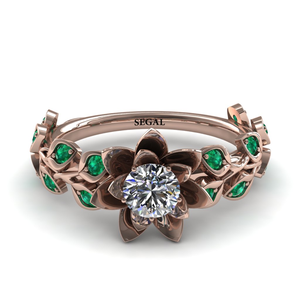 Lotus Flower And Leaves - Anna no. 5