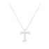 T - Letter Name Necklace Initial Necklace