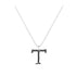 T - Letter Name Necklace Initial Necklace
