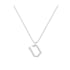 Tet - Hebrew Alef-Bet letter diamond Necklace - Tet letter