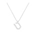 Tet - Hebrew Alef-Bet letter diamond Necklace - Tet letter