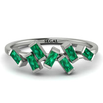 Thin Baguette Emerald Ring - Juliette No. 6 image 1