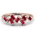 Thin Baguette Ruby Ring - Juliette No. 11