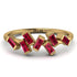 Thin Baguette Ruby Ring - Juliette No. 10