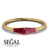 Thin Baguette Ruby Ring - Julianna No. 10 image 2