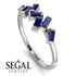 Thin Baguette Sapphire Ring - Juliette No. 15 image 2