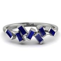 Thin Baguette Sapphire Ring - Juliette No. 15 image 1