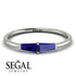 Thin Baguette Sapphire Ring - Julianna No. 15