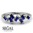 Thin Baguette Sapphire Ring - Juliette No. 15