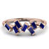 Thin Baguette Sapphire Ring - Juliette No. 14