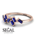 Thin Baguette Sapphire Ring - Juliette No. 14