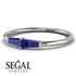 Thin Baguette Sapphire Ring - Julianna No. 15