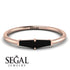 Thin Baguette Black Diamond Ring - Julianna No. 8 image 2