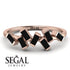 Thin Baguette Black Diamond Ring - Juliette No. 8 image 6