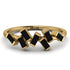 Thin Baguette Black Diamond Ring - Juliette No. 7 image 1