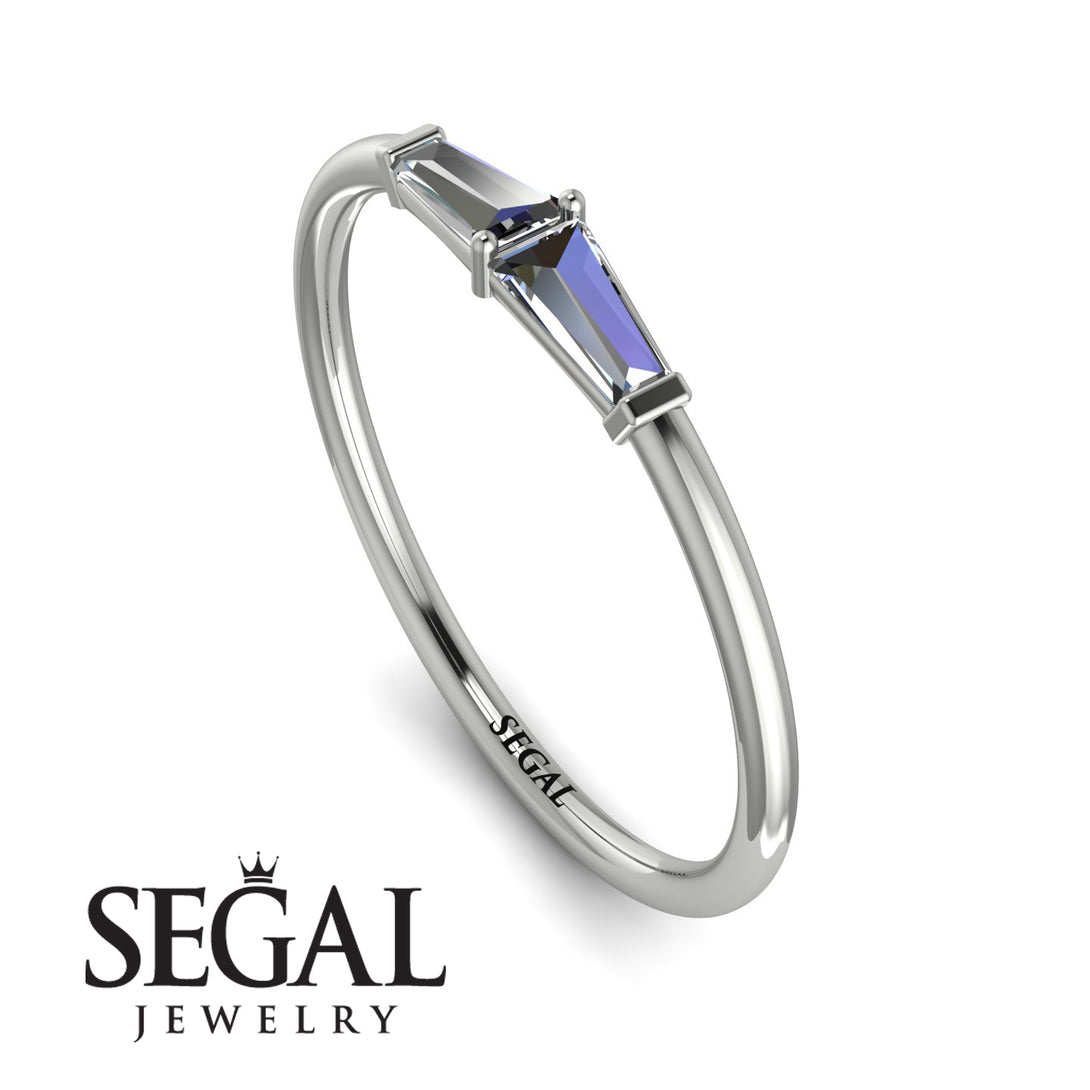 Thin Baguette Diamond Ring - Julianna No. 3