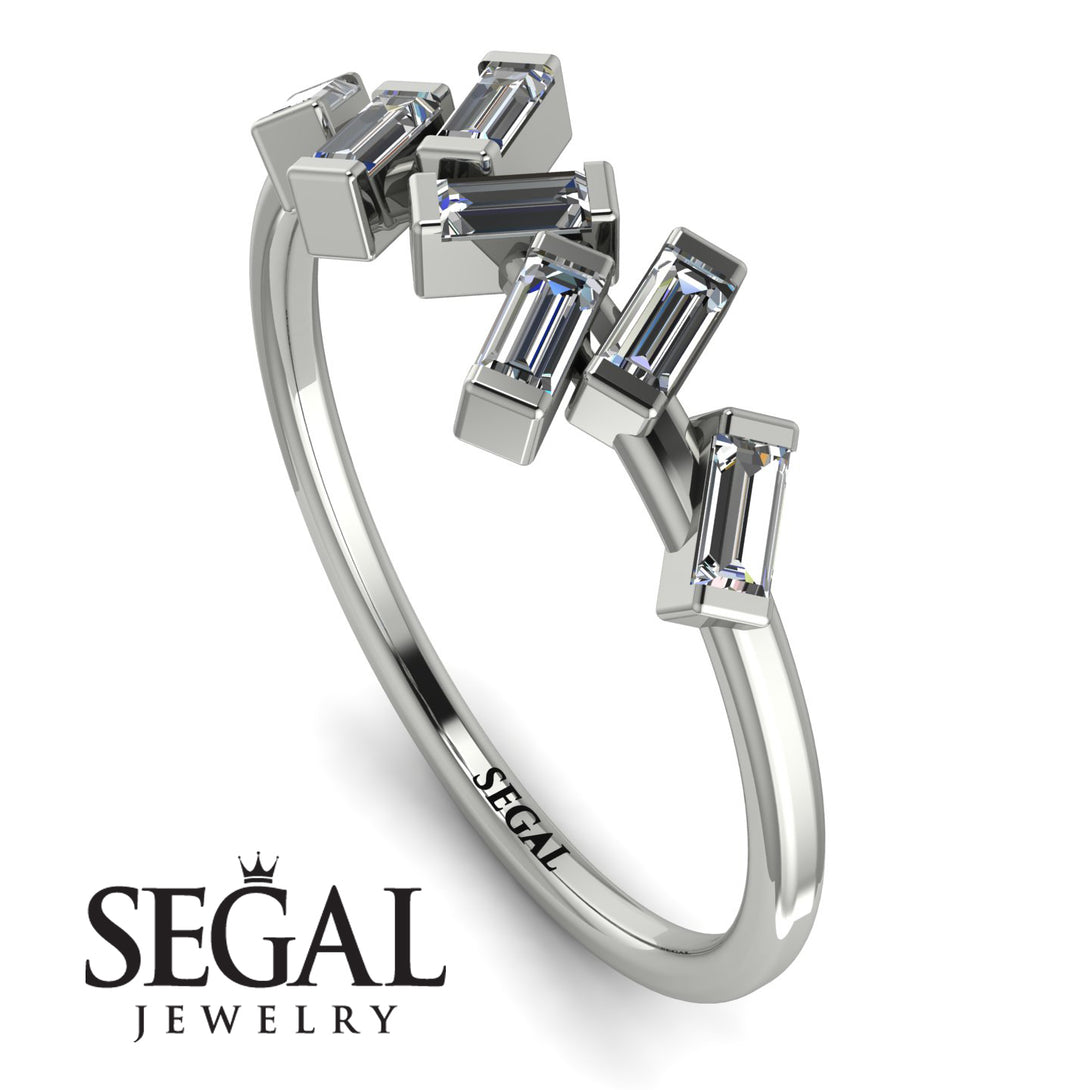 Thin Baguette Diamond Ring - Juliette No. 3
