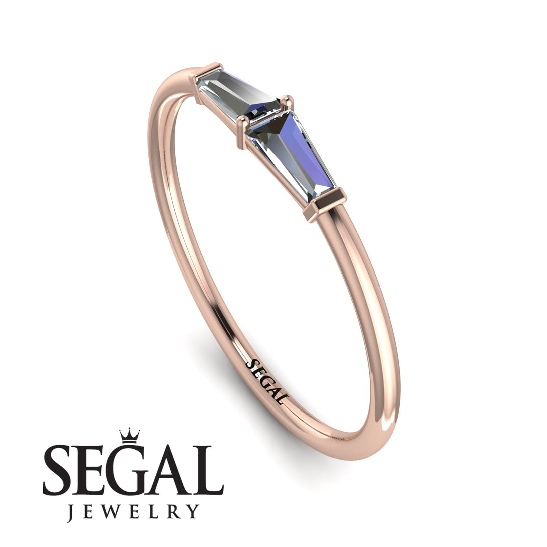 Thin Baguette Diamond Ring - Julianna No. 2