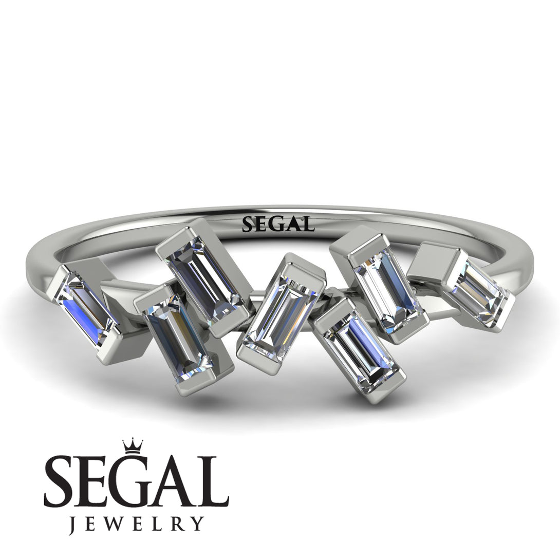 Thin Baguette Diamond Ring - Juliette No. 3