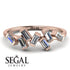 Thin Baguette Diamond Ring - Juliette No. 2 image 6