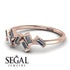 Thin Baguette Diamond Ring - Juliette No. 2 image 3