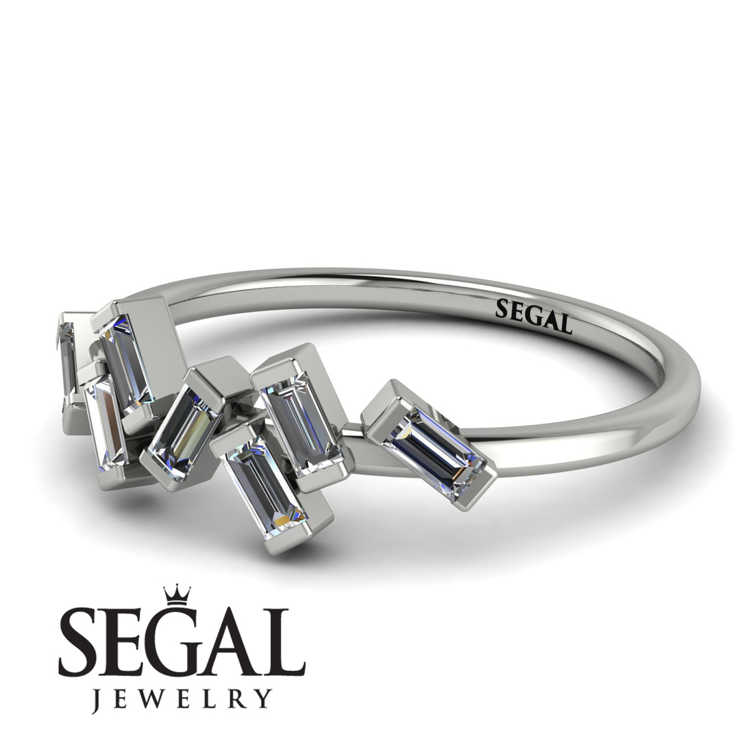 Thin Baguette Diamond Ring - Juliette No. 3