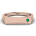 Thin Signature Band With Emerald - Norah No. 5