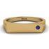 Thin Signature Band With Sapphire - Norah No. 13