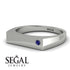 Thin Signature Band With Sapphire - Norah No. 15