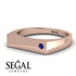 Thin Signature Band With Sapphire - Norah No. 14 image 3