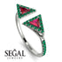 Triangle Ruby Open Ring - Nevaeh No. 27