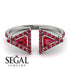 Triangle Ruby Open Ring - Nevaeh No. 57 image 10