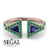 Triangle Sapphire Open Ring - Nevaeh No. 29 image 10