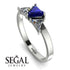 Triangle Sapphire Engagement Ring - Molly No. 15